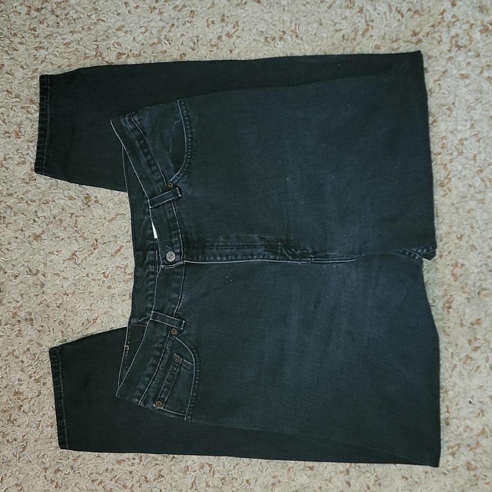 Levi's vintage 550 Relaxed Fit Tapered leg black jeans